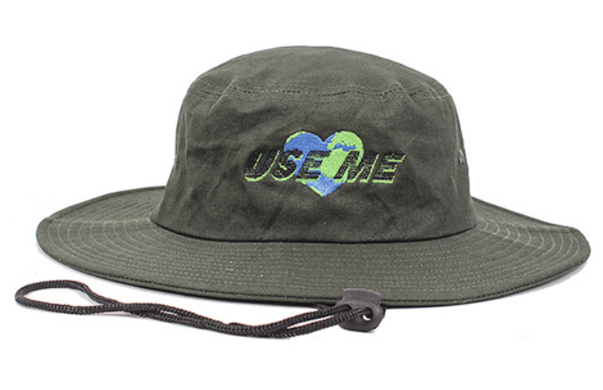 bucket hat with string