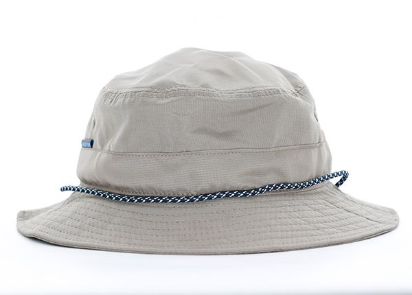Custom Khaki Plain Bucket Hats With String - HX Caps Factory