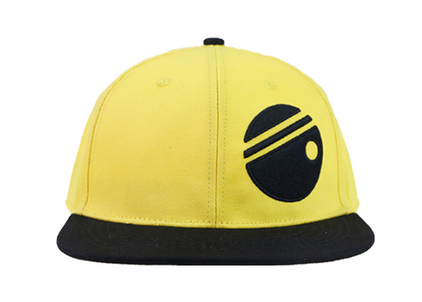 Custom Black and Yellow Snapback Hat - HX Caps Factory