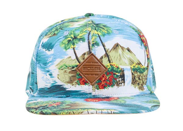 tropical print hats brooklyn