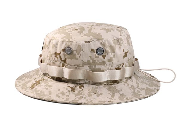 Safari Boonie Fishing Sun Hat Cotton Blend - Desert Camouflage