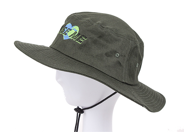 stiff brim boonie hat