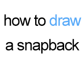 How to Draw a Snapback Just 4 Steps